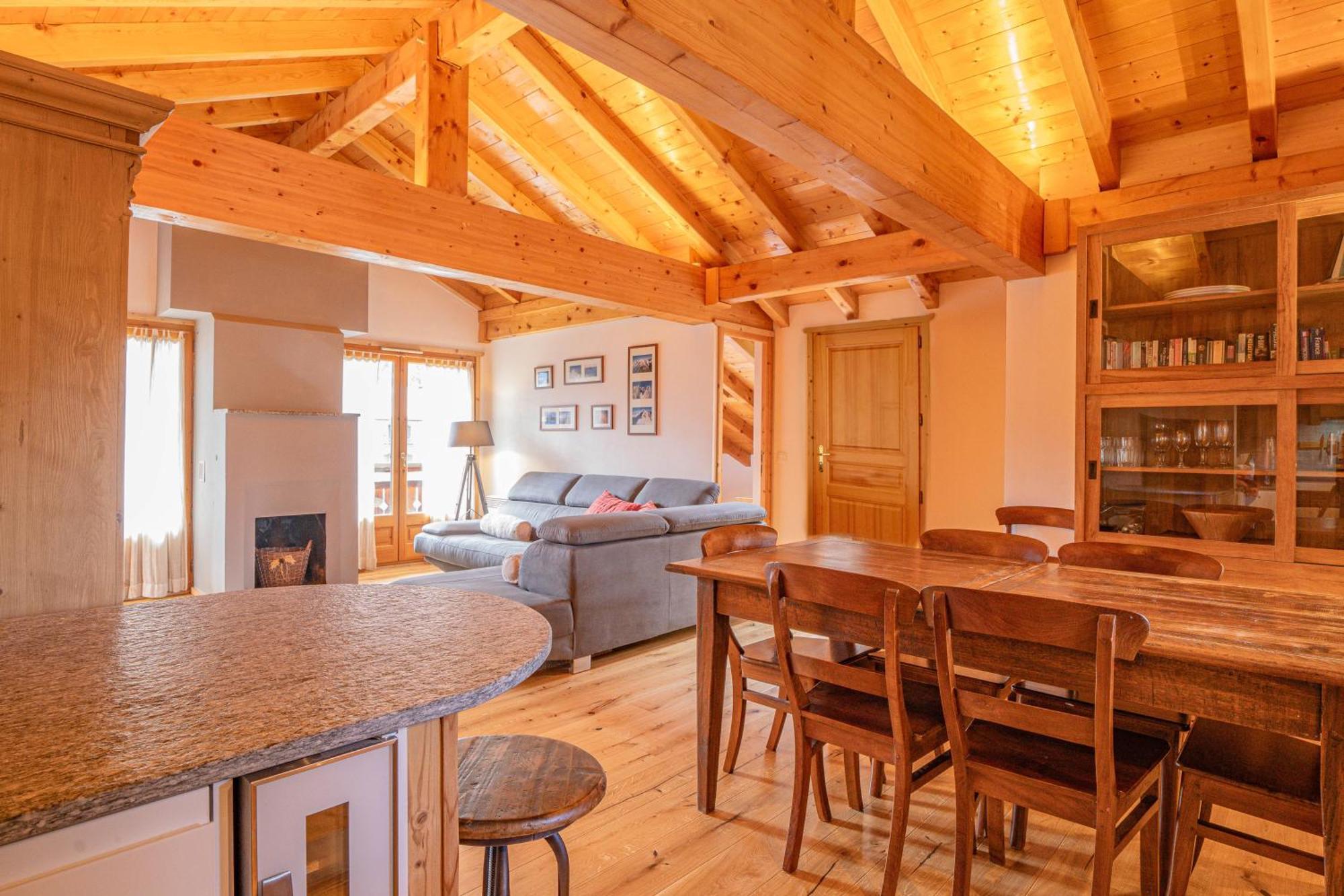 Apartment Capucin - A 3 Bedroom Chamonix Mountain Loft 외부 사진